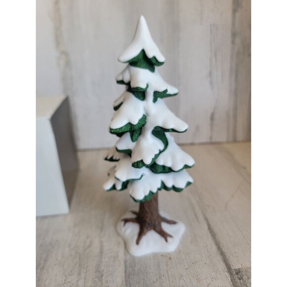 Dept 56 52183 Village porcelain pine large village accessory xmas - Picture 3 of 7